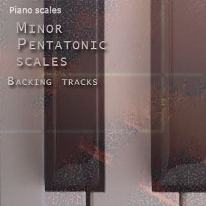 Minor Pentatonic Scales backing tracks album cover