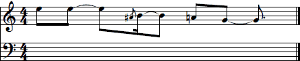 Notes country lick piano