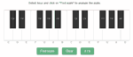 Scale finder interactive keyboard