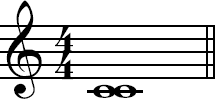 Unison in musical notation